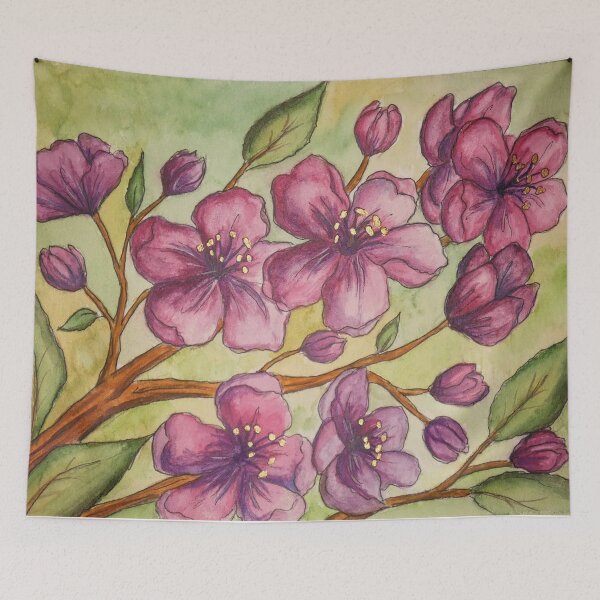 Item preview, Magenta Crabapple Tree Blossoms  designed and sold by Stefanieshea.