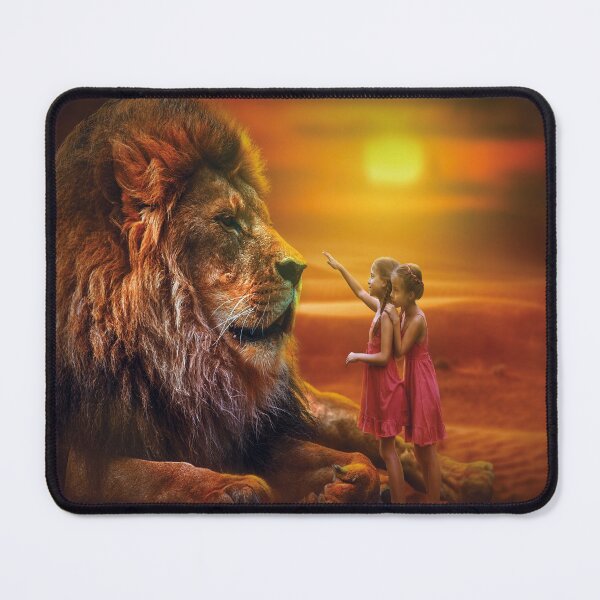 Item preview, Lion King With Little Girls from Fonebook designed and sold by Fonebook.
