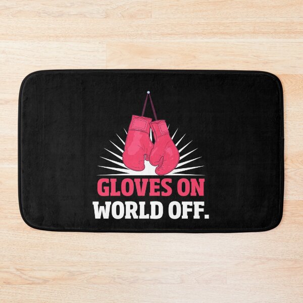 Item preview, Funny Boxer Kickboxing Boxing Gloves On World Off  designed and sold by MagicSD Designs.