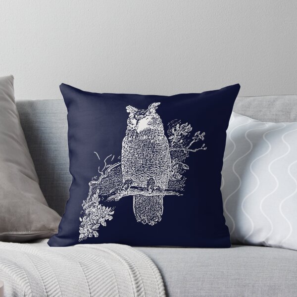 Item preview, Great Horned Owl Illustration designed and sold by Greenbaby.