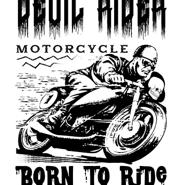 Artwork thumbnail, Devil Rider Motorcycle by BeeMeCreative