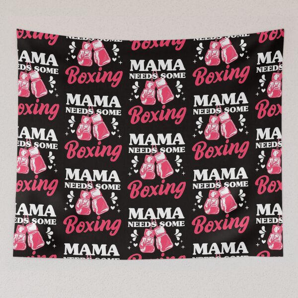 Item preview, Funny Boxer Kickboxing Mama Needs Some Boxing  designed and sold by MagicSD Designs.