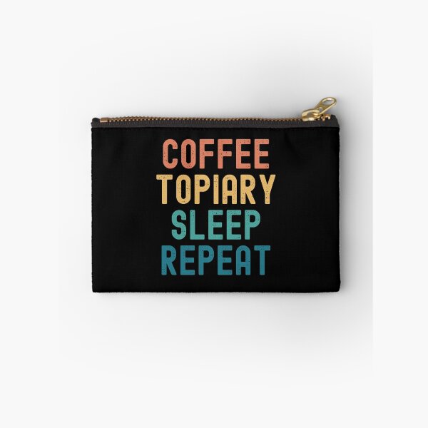 Item preview, Coffee Topiary Sleep Repeat - Funny Topiary & Coffee Gift designed and sold by kindxinn.