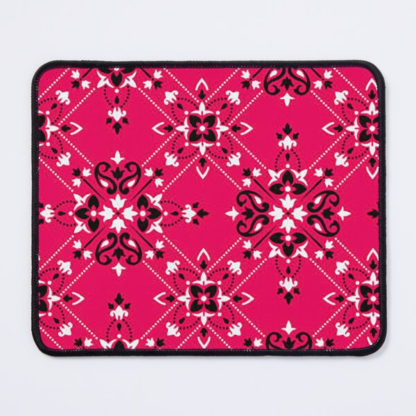 Item preview, bandana,pink bandana,henna pattern,middle eastern pattern,persian rug,etherial,spriritual,meditation,aromatherapy,paisley,violet bandana designed and sold by Nostrathomas66.