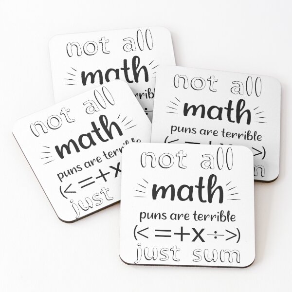 Item preview,   Not all math puns are terrible just sun  designed and sold by LouzaArte.