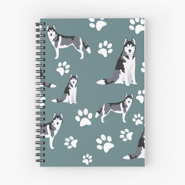 Item preview, Blue Eye Siberian Husky Dog Paw Print Pattern  designed and sold by tncgifts.