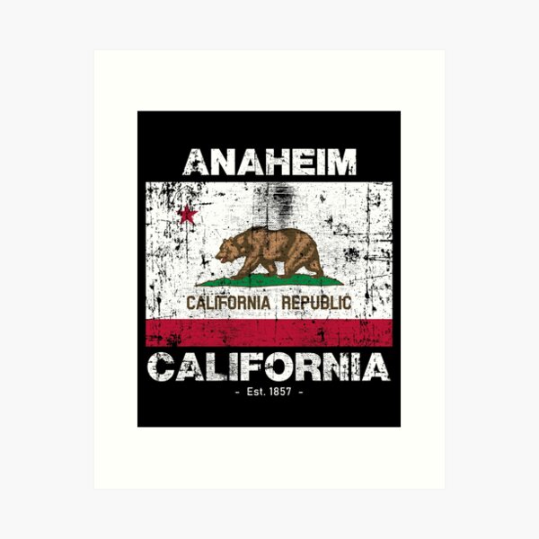 Artikel-Vorschau von Anaheim, Kalifornien Flagge - Reise-Souvenir, designt und verkauft von Rad-State.