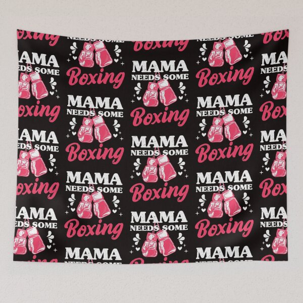 Item preview, Funny Boxer Kickboxing Mama Needs Some Boxing  designed and sold by MagicSD Designs.