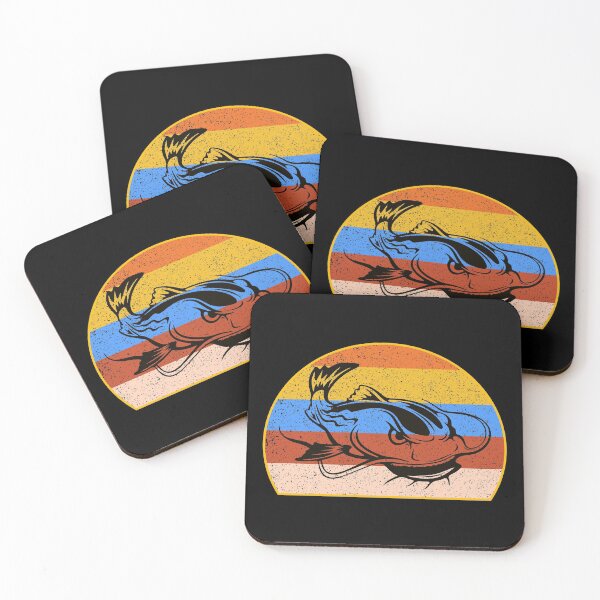 Item preview, Distressed Catfish Retro Sunset designed and sold by Designs By David.