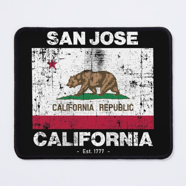 Item preview, San Jose, California Flag - Travel Souvenir designed and sold by Rad-State.