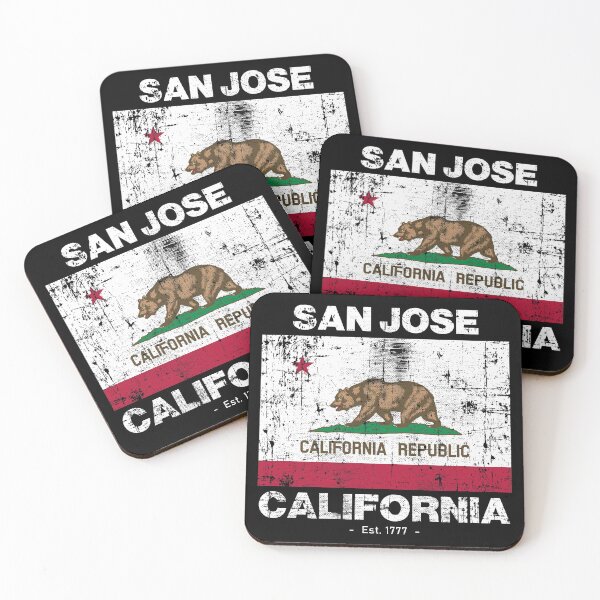 Item preview, San Jose, California Flag - Travel Souvenir designed and sold by Rad-State.