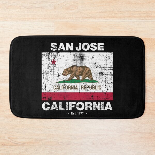Item preview, San Jose, California Flag - Travel Souvenir designed and sold by Rad-State.
