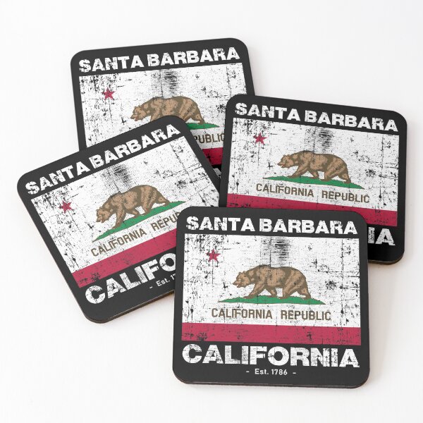 Item preview, Santa Barbara, California Flag - Travel Souvenir designed and sold by Rad-State.