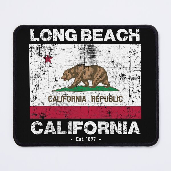 Item preview, Long Beach, California Flag - Travel Souvenir designed and sold by Rad-State.