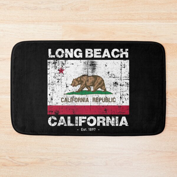 Item preview, Long Beach, California Flag - Travel Souvenir designed and sold by Rad-State.