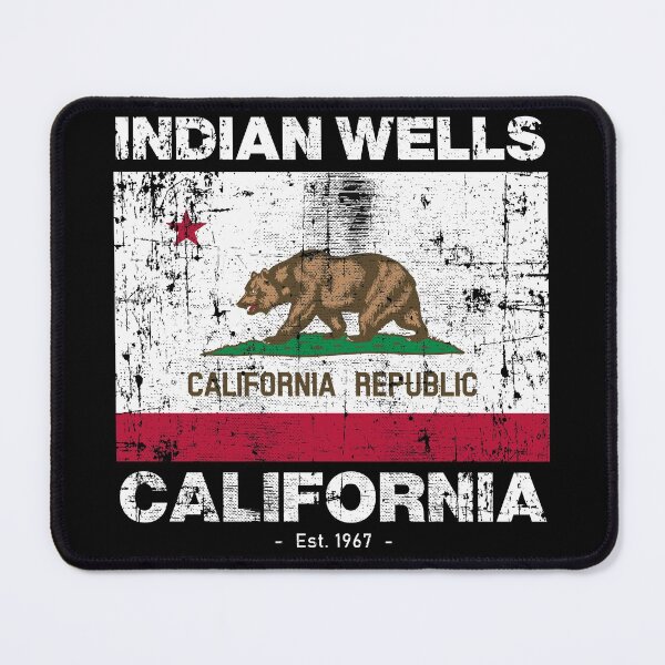 Item preview, Indian Wells, California Flag - Travel Souvenir designed and sold by Rad-State.