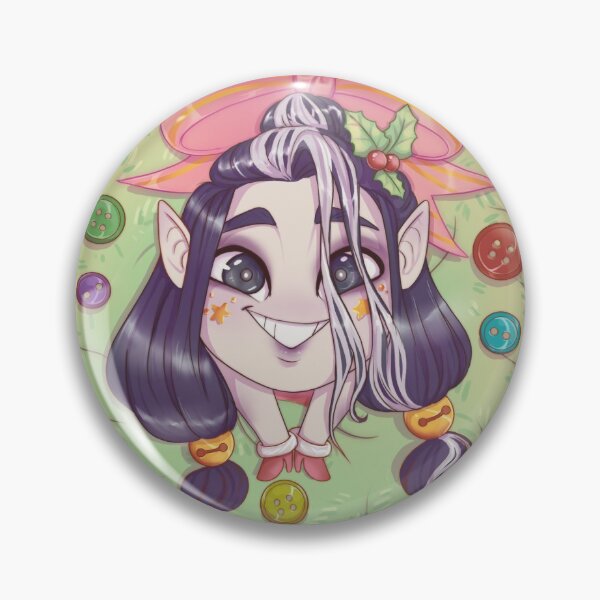 Item preview, Friendly Laudna Christmas wreath designed and sold by Itsacuteart.