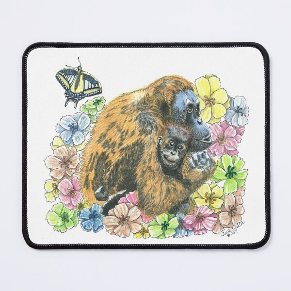 Item preview, Orangutang Mother and Baby designed and sold by ArtbyTerrieD.
