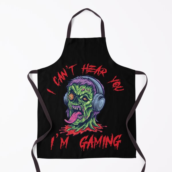 Item preview, I Can't Hear You I'm Gaming Zombie Gamer Halloween designed and sold by AlexaTees.
