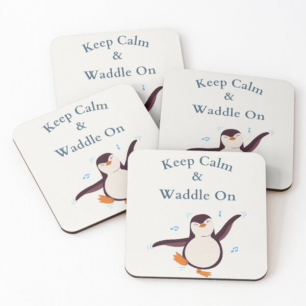 Item preview, Keep Calm and Waddle On  designed and sold by NotablyDesigned.
