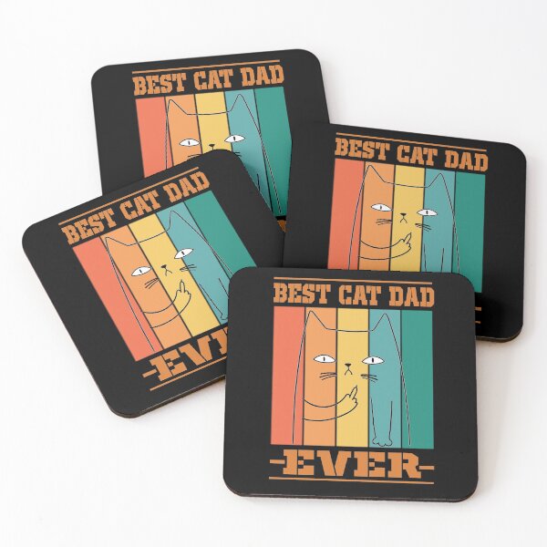 Item preview, Funny Gift Best Cat Dad Ever designed and sold by DitaNadiaStore.