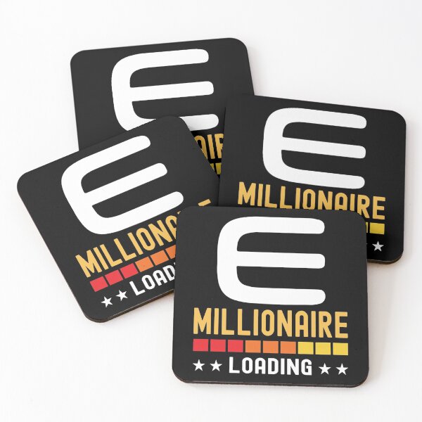Item preview, Enjin Crypto, Millionaire Loading, Cryptocurrency, designed and sold by Cafecreative.
