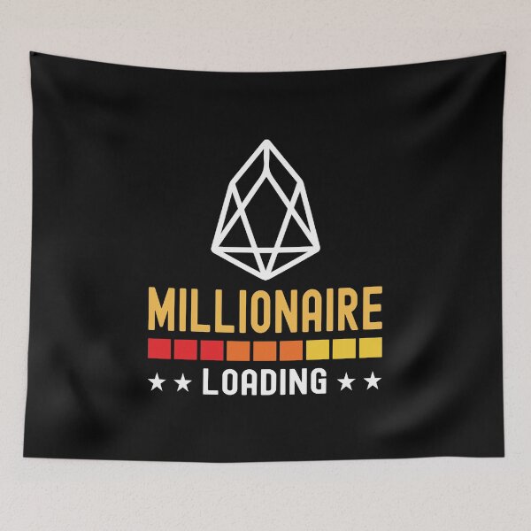 Item preview, EOS Crypto, Millionaire Loading, Cryptocurrency, designed and sold by Cafecreative.