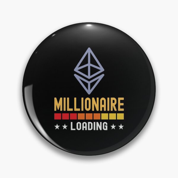 Item preview, Ethereum Crypto, Millionaire Loading, Cryptocurrency, designed and sold by Cafecreative.