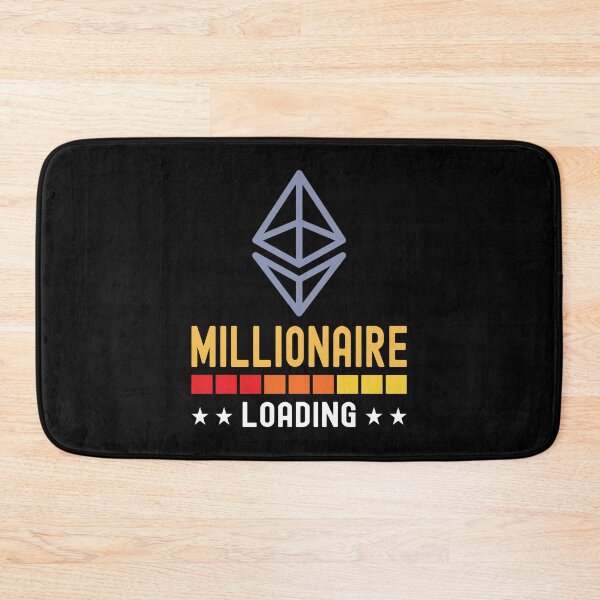 Item preview, Ethereum Crypto, Millionaire Loading, Cryptocurrency, designed and sold by Cafecreative.