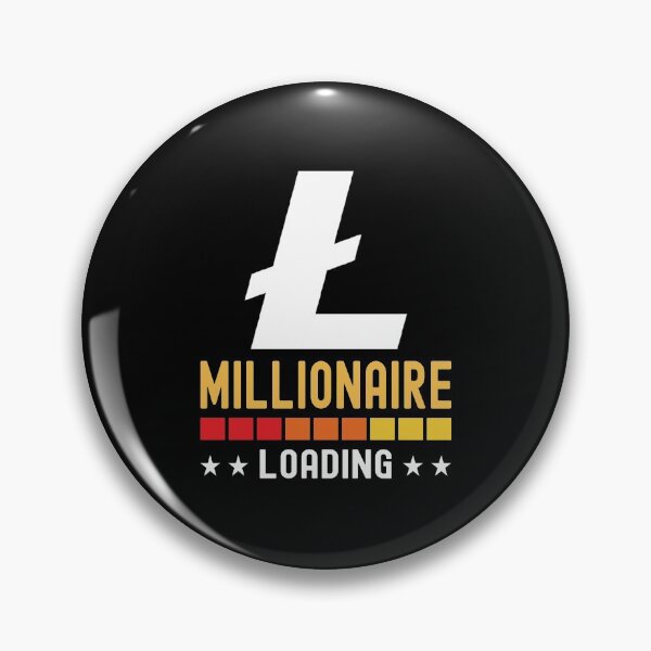 Item preview, Litecoin Crypto, Millionaire Loading, Cryptocurrency, designed and sold by Cafecreative.