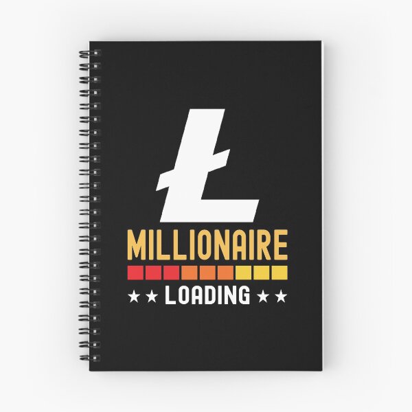 Item preview, Litecoin Crypto, Millionaire Loading, Cryptocurrency, designed and sold by Cafecreative.
