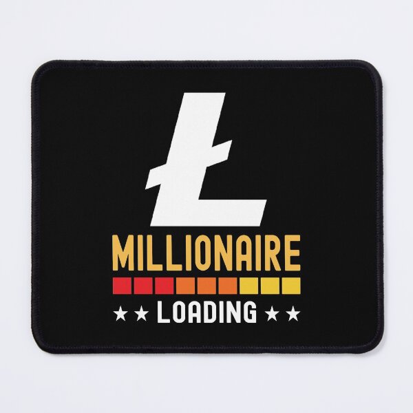 Item preview, Litecoin Crypto, Millionaire Loading, Cryptocurrency, designed and sold by Cafecreative.