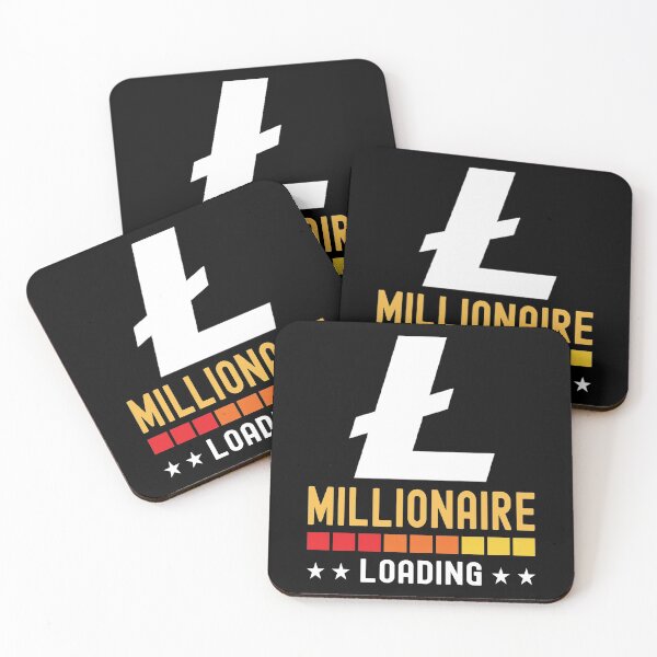 Item preview, Litecoin Crypto, Millionaire Loading, Cryptocurrency, designed and sold by Cafecreative.