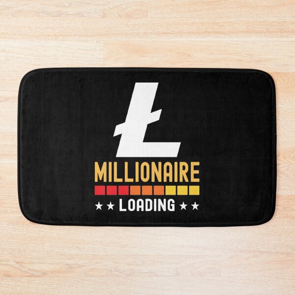Item preview, Litecoin Crypto, Millionaire Loading, Cryptocurrency, designed and sold by Cafecreative.