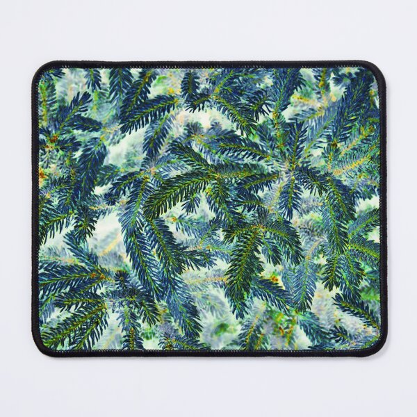 Item preview, Floral Winter Motifs with Branches of the  Ornamental Green Spruce Tree designed and sold by IraNiva.