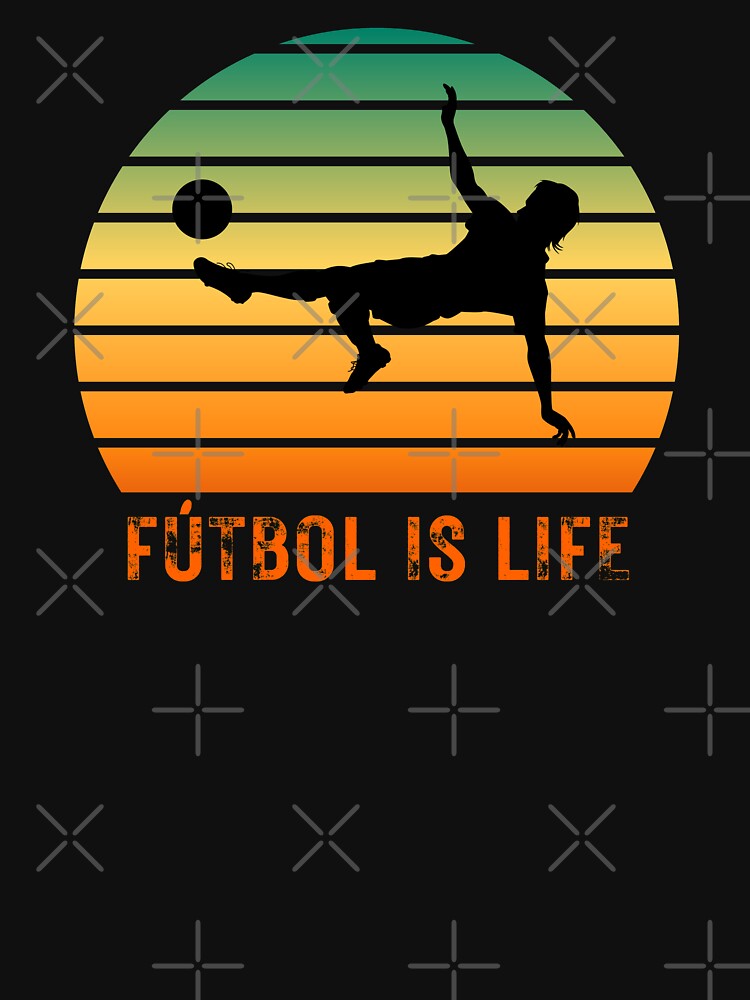 Disover FUTBOL IS LIFE Vintage gifts for soccer lovers, football players, and futbol fans | Essential T-Shirt 