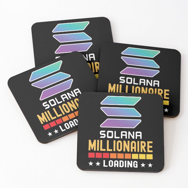 Item preview, Solana Crypto, Millionaire Loading, Cryptocurrency, designed and sold by Cafecreative.