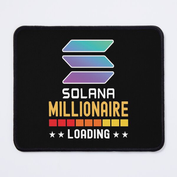 Item preview, Solana Crypto, Millionaire Loading, Cryptocurrency, designed and sold by Cafecreative.