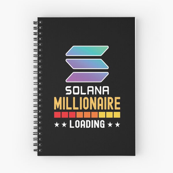 Item preview, Solana Crypto, Millionaire Loading, Cryptocurrency, designed and sold by Cafecreative.