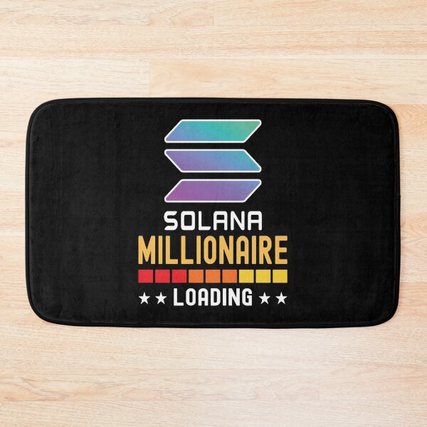 Item preview, Solana Crypto, Millionaire Loading, Cryptocurrency, designed and sold by Cafecreative.