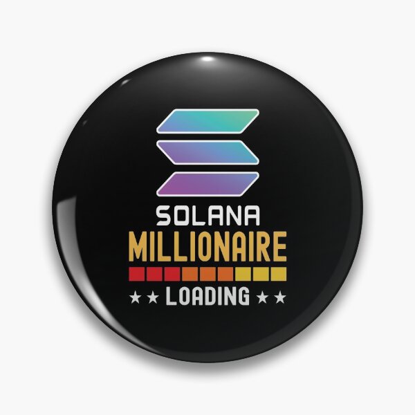 Item preview, Solana Crypto, Millionaire Loading, Cryptocurrency, designed and sold by Cafecreative.