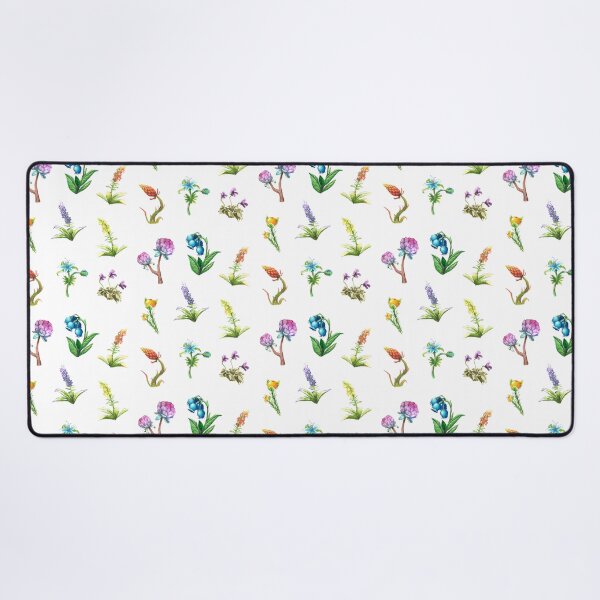 BOTW flowers Desk Mat
