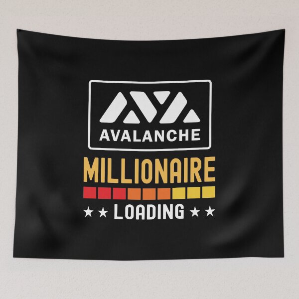 Item preview, Avalanche Crypto, Millionaire Loading, Cryptocurrency, Avax designed and sold by Cafecreative.