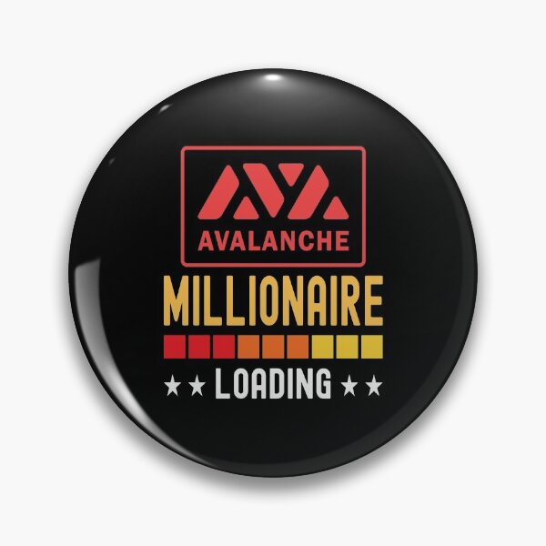 Item preview, Avalanche Crypto, Millionaire Loading, Cryptocurrency, designed and sold by Cafecreative.