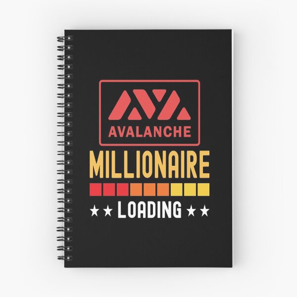 Item preview, Avalanche Crypto, Millionaire Loading, Cryptocurrency, designed and sold by Cafecreative.