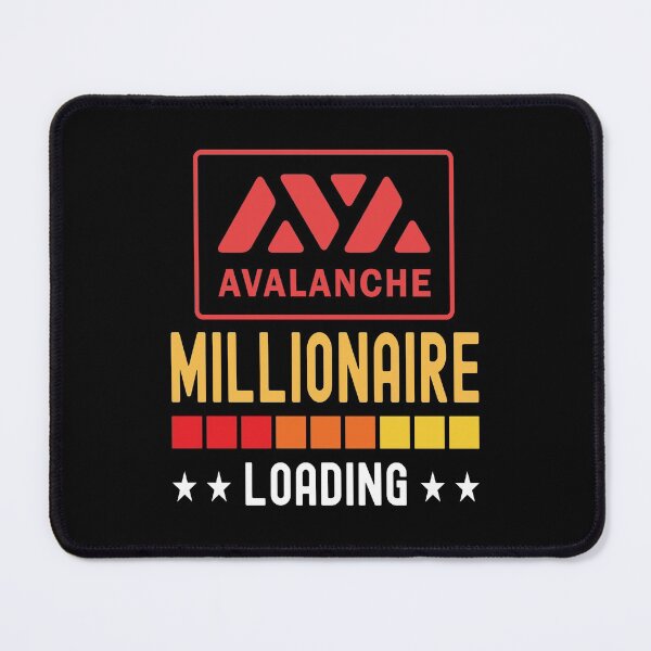 Item preview, Avalanche Crypto, Millionaire Loading, Cryptocurrency, designed and sold by Cafecreative.