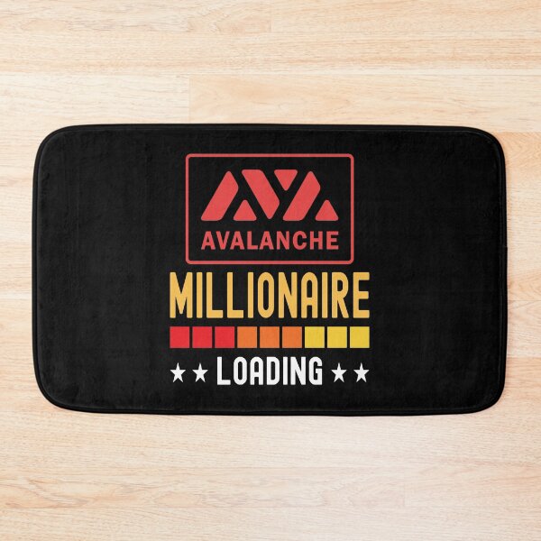 Item preview, Avalanche Crypto, Millionaire Loading, Cryptocurrency, designed and sold by Cafecreative.