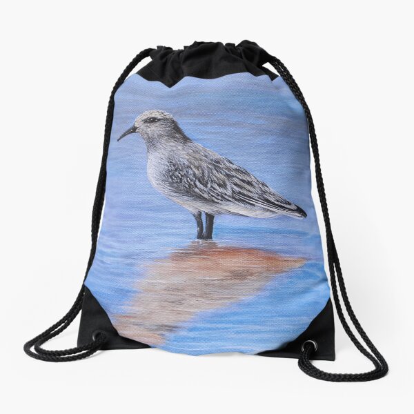 Western Sandpiper Drawstring Bag