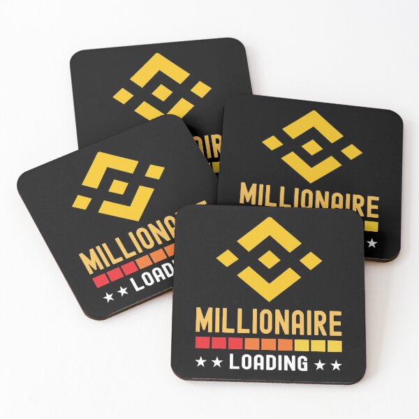Item preview, Binance Crypto, Millionaire Loading, Cryptocurrency, designed and sold by Cafecreative.
