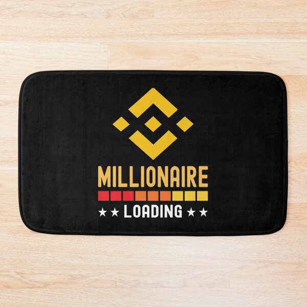 Item preview, Binance Crypto, Millionaire Loading, Cryptocurrency, designed and sold by Cafecreative.